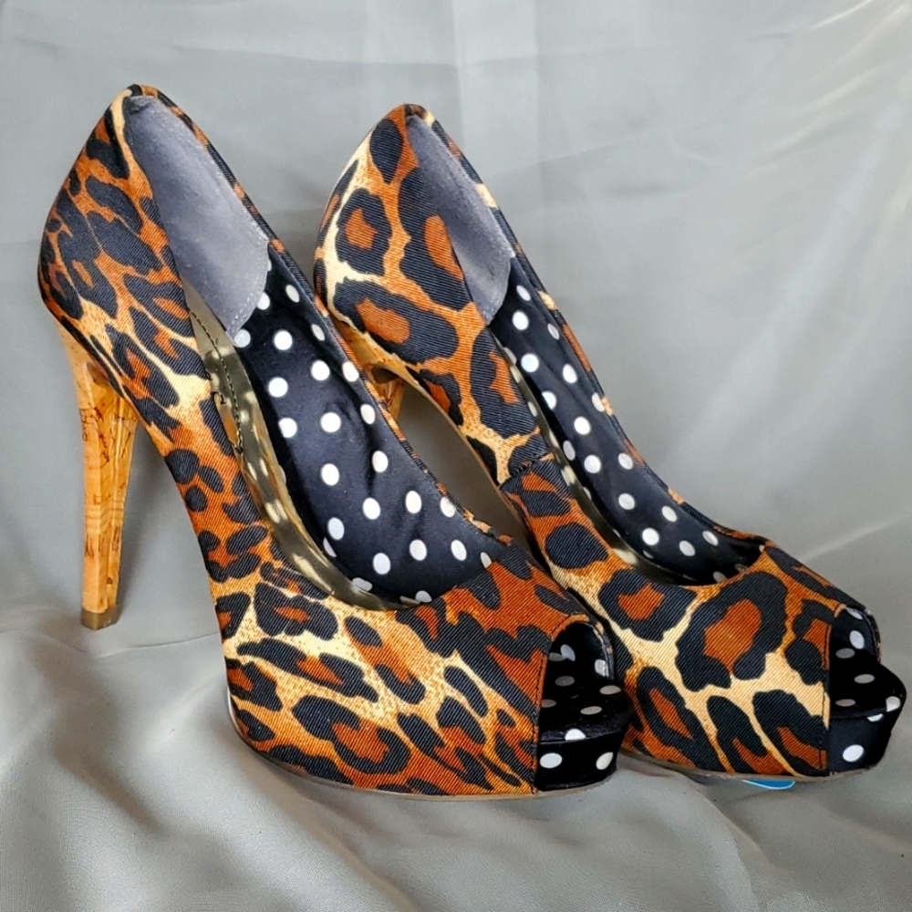 Women's S6.5 Leopard Print high heel